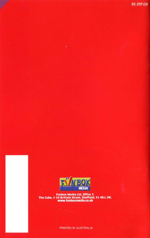 Manual for Speed (Wii): Back
