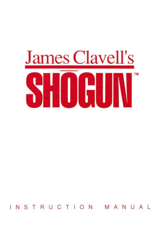 James Clavell's Shogun cover or packaging material - MobyGames