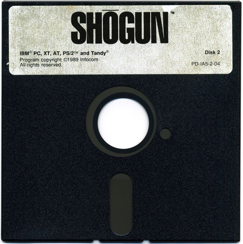 Media for James Clavell's Shōgun (DOS): 5.25" Floppy Disc 2