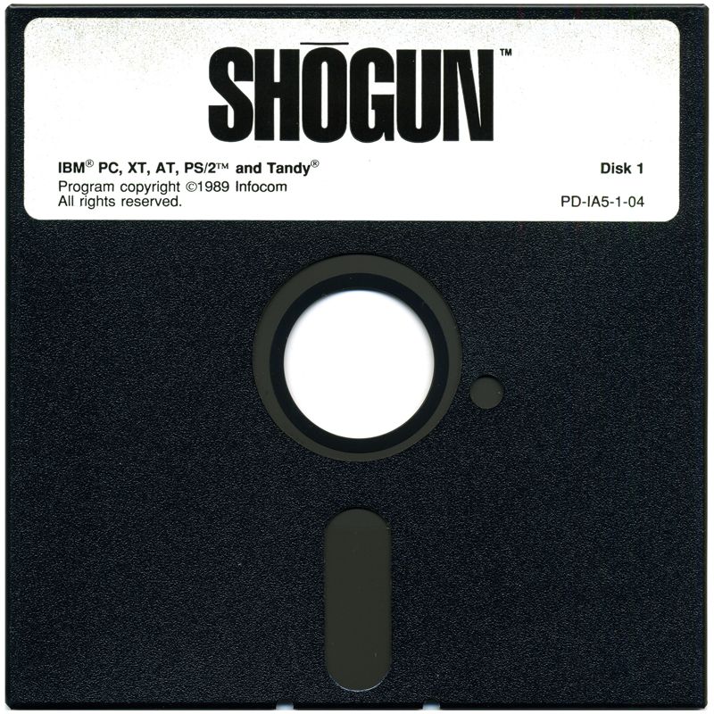 Media for James Clavell's Shōgun (DOS): 5.25" Floppy Disc 1