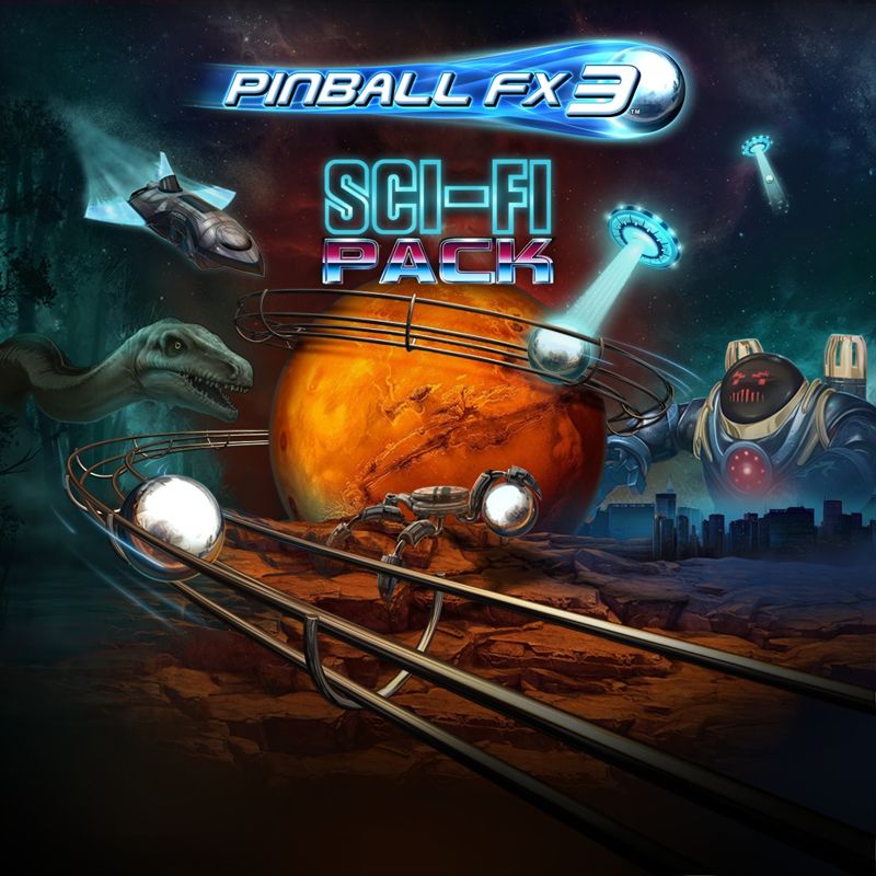 Front Cover for Pinball FX3: Sci-Fi Pack (PlayStation 4) (download release)