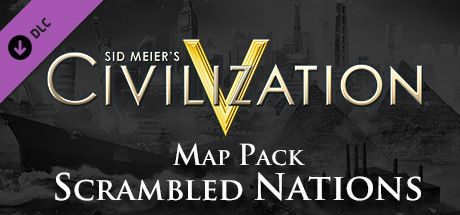 Front Cover for Sid Meier's Civilization V: Scrambled Nations Map Pack (Linux and Macintosh and Windows) (Steam release)