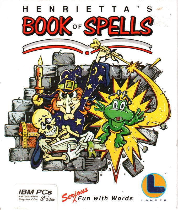 Front Cover for Henrietta's Book of Spells (DOS)