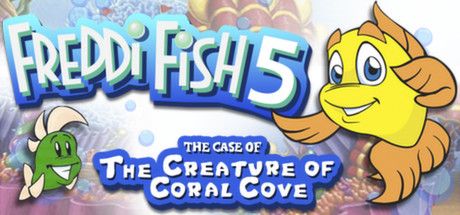Front Cover for Freddi Fish 5: The Case of the Creature of Coral Cove (Linux and Macintosh and Windows) (Steam release)