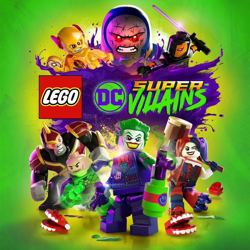 Front Cover for LEGO DC Super-Villains (PlayStation 4) (download release)