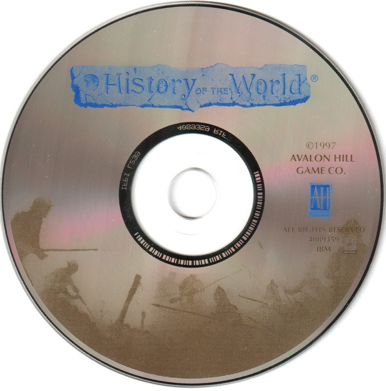 Media for History of the World (Windows and Windows 3.x)