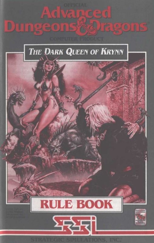 Manual for Advanced Dungeons & Dragons: Collectors Edition Vol.2 (Linux and Macintosh and Windows) (GOG.com release): The Dark Queen of Krynn - Front
