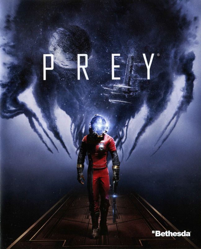 Manual for Prey (PlayStation 4): Front