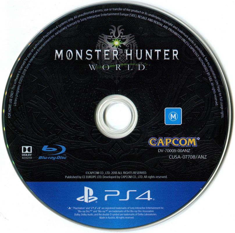 Media for Monster Hunter: World (PlayStation 4)