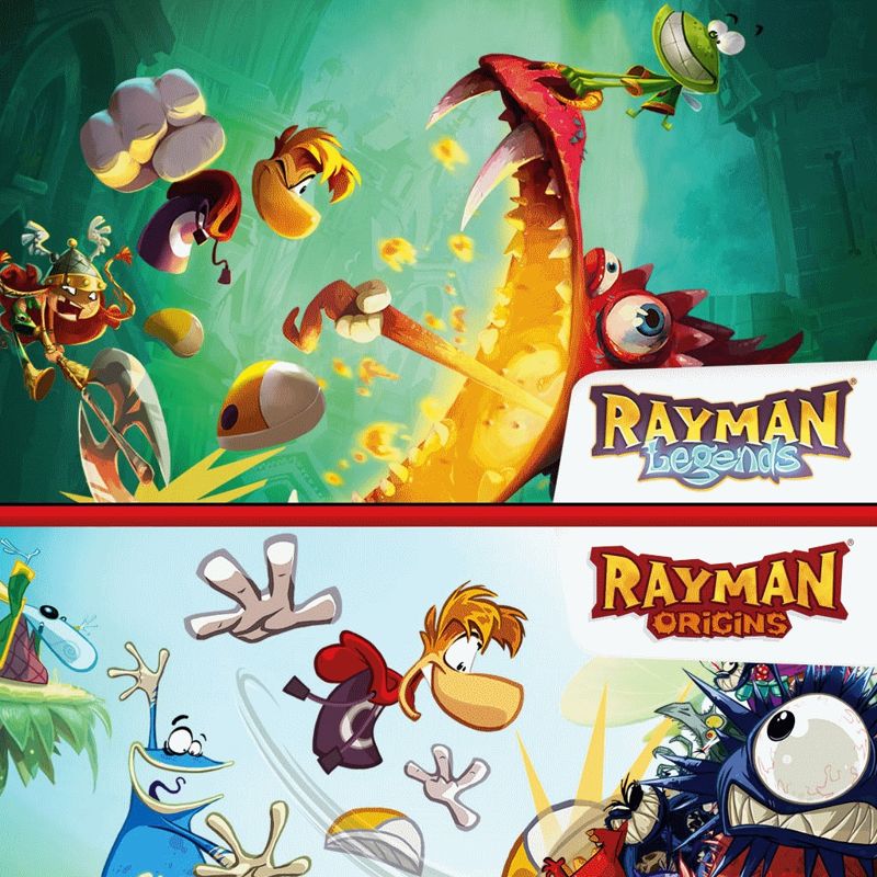 Front Cover for Rayman Legends & Rayman Origins (PlayStation 3) (download release)