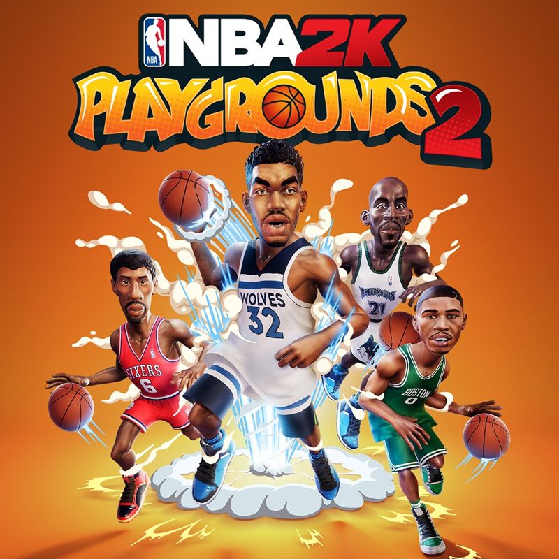 Front Cover for NBA 2K Playgrounds 2 (PlayStation 4) (download release)