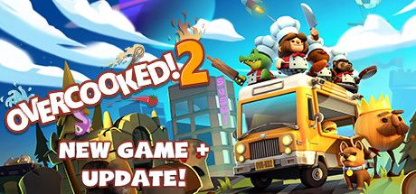 Front Cover for Overcooked! 2 (Linux and Macintosh and Windows) (Steam release): New Game + Update!