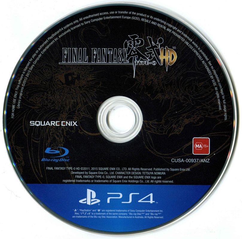 Media for Final Fantasy: Type-0 HD (PlayStation 4)
