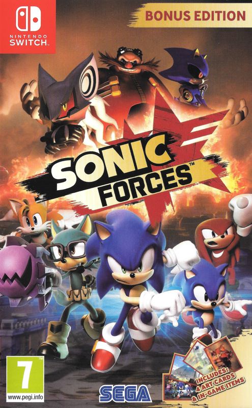 Front Cover for Sonic Forces (Digital Bonus Edition) (Nintendo Switch)
