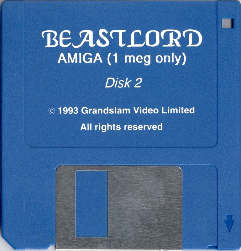 Media for Beastlord (Amiga): Disk 2
