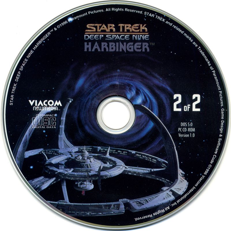 Media for Star Trek: Deep Space Nine - Harbinger (DOS): Disc 2