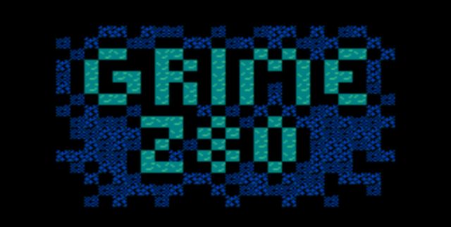 Front Cover for Grime Z80 (Amstrad CPC and Enterprise and Game Boy and Game Boy Color and Game Gear and MSX and SAM Coupé and SEGA Master System and TI Programmable Calculator and ZX Spectrum)