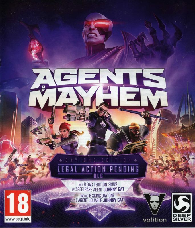 Front Cover for Agents of Mayhem: Day One Edition (Xbox One)