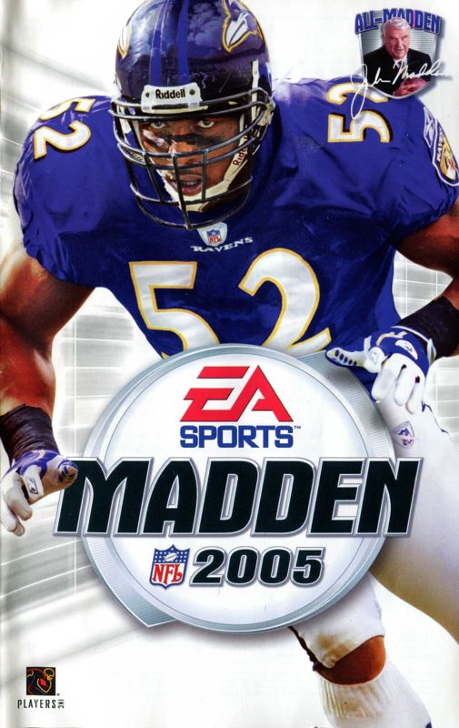 Madden NFL 2005 cover or packaging material - MobyGames