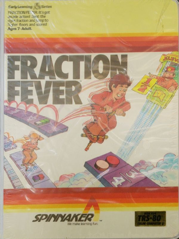 Front Cover for Fraction Fever (TRS-80 CoCo) (Clamshell case)