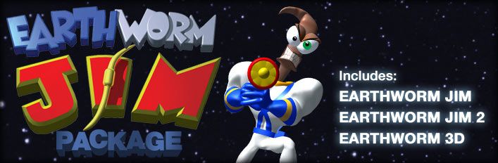 Front Cover for Earthworm Jim Package (Windows) (Steam release)