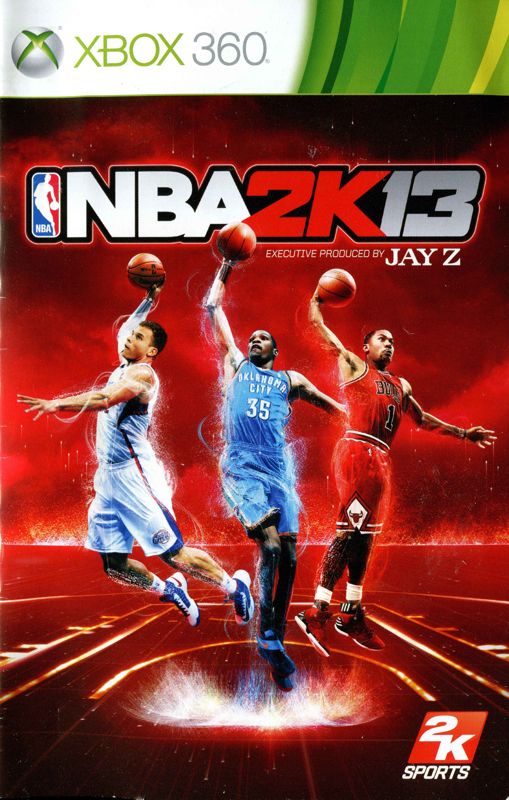 Manual for NBA 2K13 (Xbox 360): Front