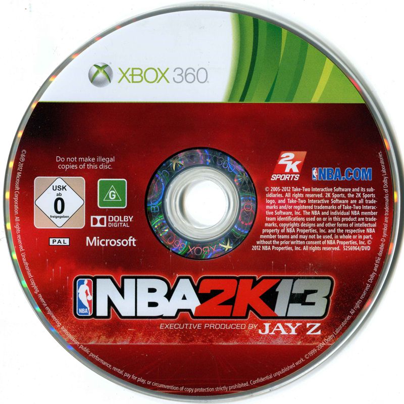 NBA 2K13 cover or packaging material - MobyGames