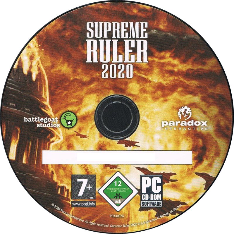 Media for Supreme Ruler 2020 (Windows)