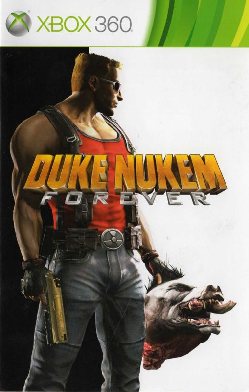 Manual for Duke Nukem Forever (Xbox 360): Front