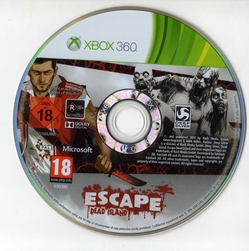 Media for Escape Dead Island (Xbox 360)