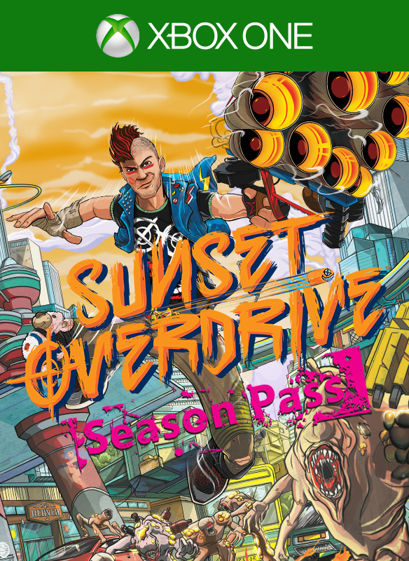 Front Cover for Sunset Overdrive: Season Pass (Xbox One) (download release): 1st version