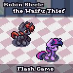 Front Cover for Robin Steele the Waifu Thief (Browser)