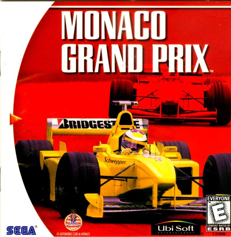 Front Cover for Monaco Grand Prix Racing Simulation 2 (Dreamcast)