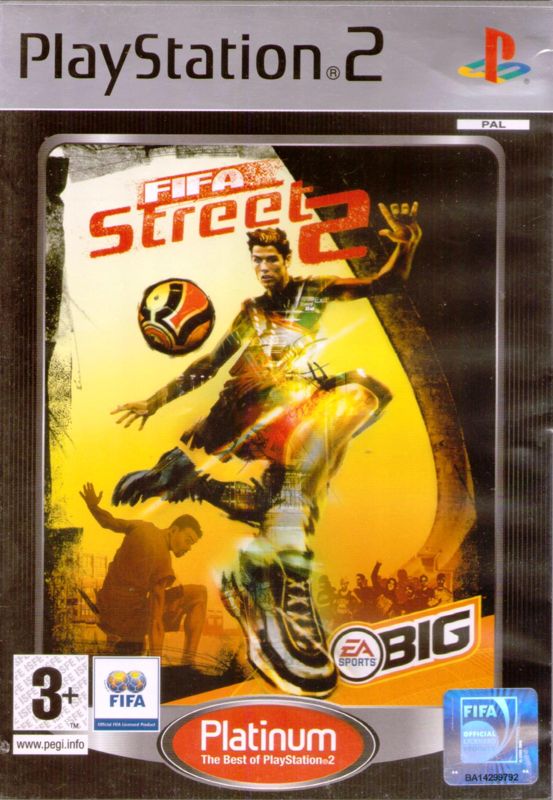 Front Cover for FIFA Street 2 (PlayStation 2) (Platinum Release)