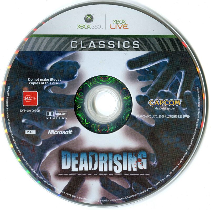 Dead Rising cover or packaging material - MobyGames