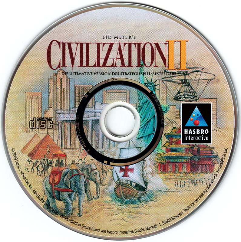 Sid Meier's Civilization II cover or packaging material - MobyGames
