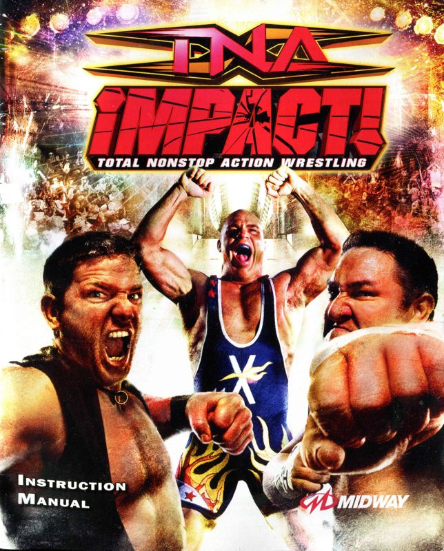 Manual for TNA iMPACT! (PlayStation 3): Front