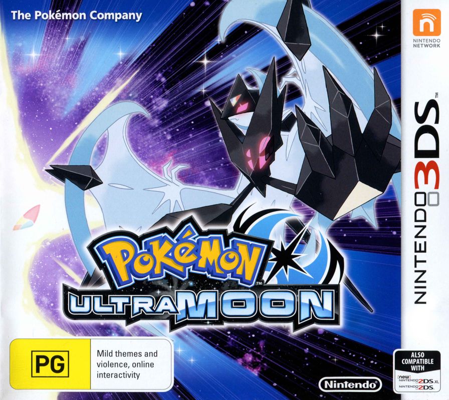 Front Cover for Pokémon Ultra Moon (Nintendo 3DS)