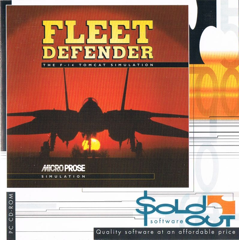 Front Cover for F-14 Fleet Defender / Fleet Defender: Scenario (DOS) (Sold Out Software release)