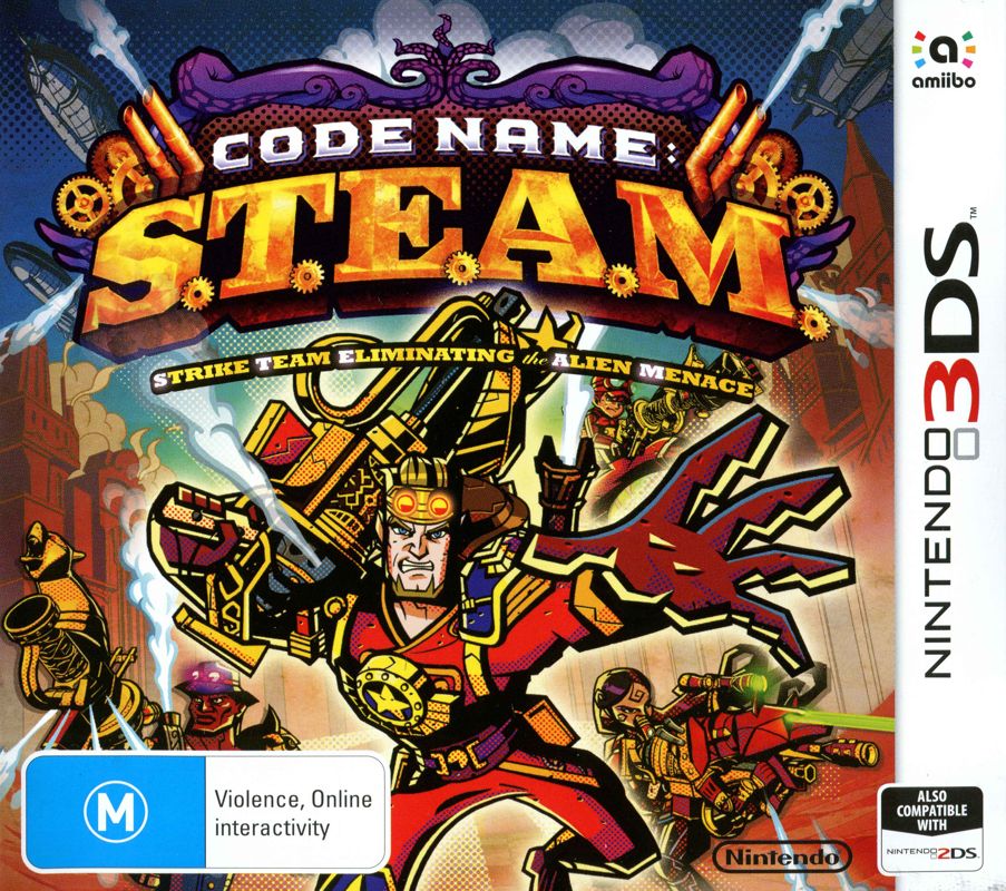 Front Cover for Code Name: S.T.E.A.M. (Nintendo 3DS)