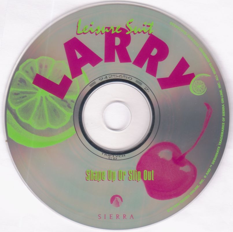 Media for Leisure Suit Larry 6: Shape Up or Slip Out! (DOS) (Alternate CD-ROM release)