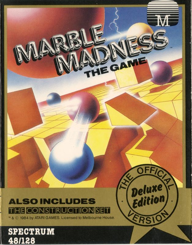 Front Cover for Marble Madness Deluxe Edition (ZX Spectrum)