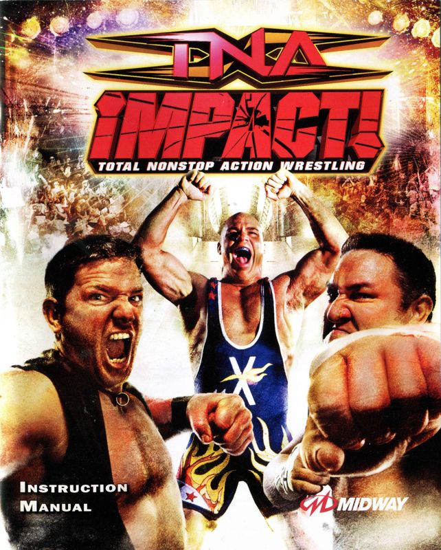 Manual for TNA iMPACT! (PlayStation 3): Front