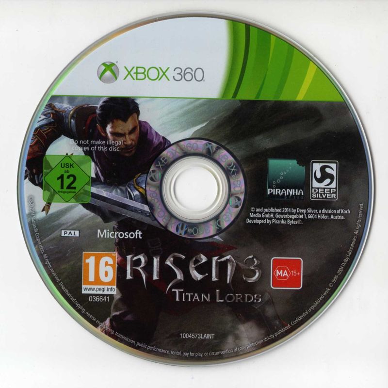 Media for Risen 3: Titan Lords - Complete Edition (Xbox 360)