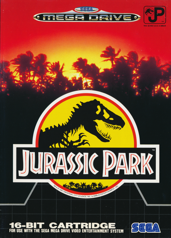 Front Cover for Jurassic Park (Genesis)