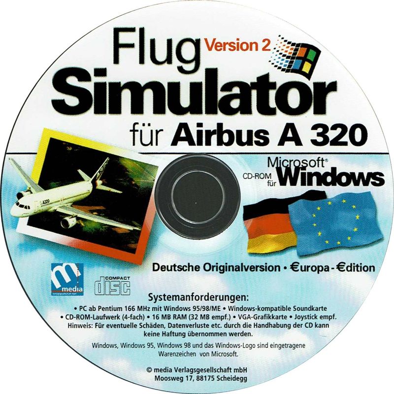 Media for Flug Simulator für Airbus A 320: Europa Edition - Version 2 (Windows)