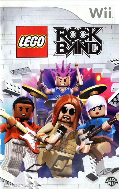 Manual for LEGO Rock Band (Wii): Front