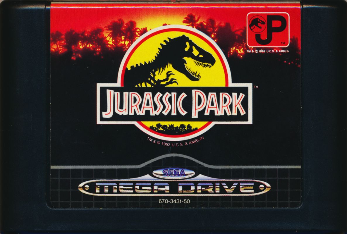 Media for Jurassic Park (Genesis): Front