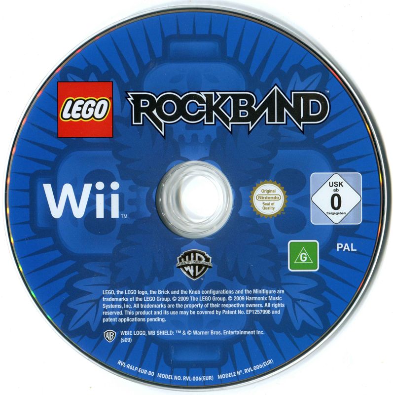 LEGO Rock Band cover or packaging material - MobyGames