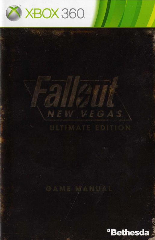 Fallout: New Vegas - Ultimate Edition Cover Or Packaging Material ...